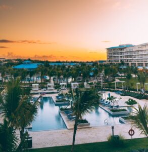 Cap Cana sunset hotel overlook 